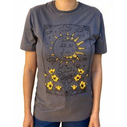 Título do anúncio: Tshirt camiseta feminina estampada mistica lua e sol tarot P ao G