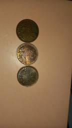 Título do anúncio: Vendo 3 moedas de bronze de 20 centavos portuguesa