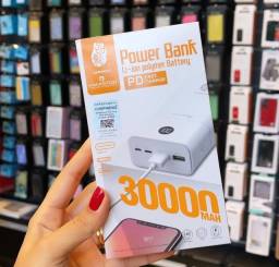 Título do anúncio: Carregador Bateria Externa Power Bank 30.000mah Para Telefone Celular Tablet