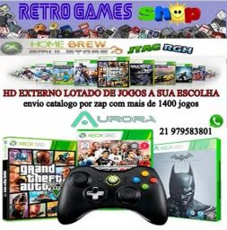 Hd Com Jogos Xbox360 Rgh Aurora