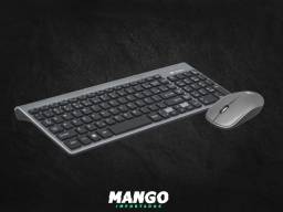 Título do anúncio: Teclado Mouse C3 Tech Bluetooth Sem fio Combo Kit Usb Wireless Windows iMac Notebook Pc