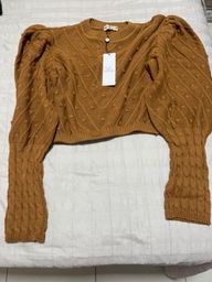 Título do anúncio: Cropped tricot Doce de Coco