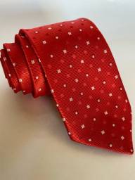 Título do anúncio: Gravata importada vermelho/marsala 