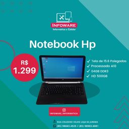 Título do anúncio: Notebook Hp HD500GB/04GB Memoria/Garantia