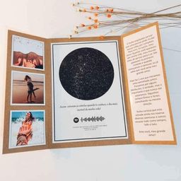 Título do anúncio: Cartão estrelas personalizado (amigo, casamento, namorado, aniversário)
