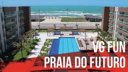 Título do anúncio: Apto no Vg Fun na Praia do Futuro, 2 quartos, 2 wc's, semi-mobiliado, 1 vaga e lazer compl