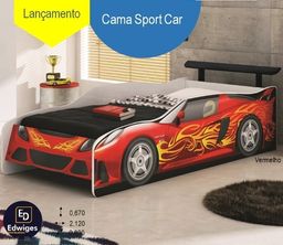 Título do anúncio: cama infantil solteiro sport car zap  *