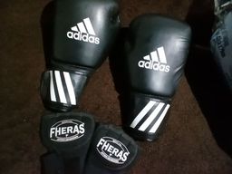 Título do anúncio: Boxe- bandagem luvas FHERAS  treino mais luva de boxe Adidas