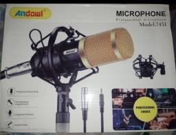 Título do anúncio: Microfone De Gravação Profissional Novo na Caixa