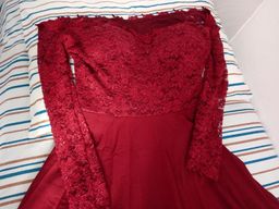 olx vestido marsala