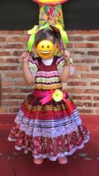 Título do anúncio: Vestido infantil de Festa Junina em estado novo