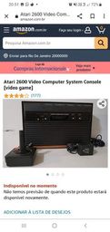 Título do anúncio: Atari console e cartuchos de jogos