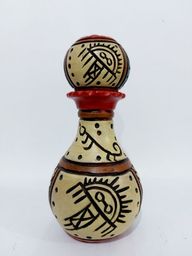 Título do anúncio: Vaso em cerâmica com tampa - Arte Marajoara