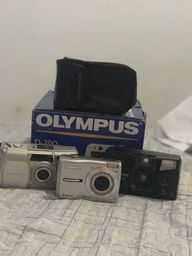 Título do anúncio: Kit Câmeras digital e analógicas Olympus