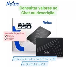 Título do anúncio: SSD Netac 512 Gb  256 Gb. Entrega Grátis