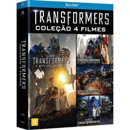 Título do anúncio: Blu-ray: Quadrilogia Transformers - Lacrado 