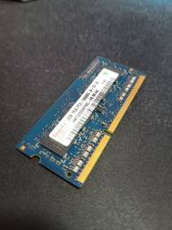 Título do anúncio: Memória de notebook 2gb DDR3 pc3 10600u 1333mhz