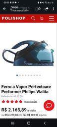 Título do anúncio: Ferro a vapor perfectcare polishop + tábua de passar da polishop 