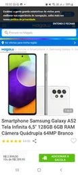 Título do anúncio: Samsung galaxy A52s 5G 128GB 