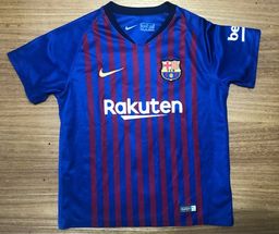 Título do anúncio: Conjunto Camiseta infantil futebol Original Barcelona Philipe Coutinho 