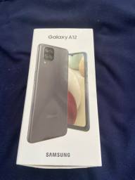 Título do anúncio: Celular Samsung Galaxy A12 64Gb Branco - NOVO 