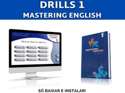 Título do anúncio: Drills - Mastering English 1 - CCAA (Livro e CALL - Só baixar e instalar!)