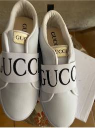 Título do anúncio: Tênis branco Gucci feminino
