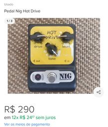 Título do anúncio: Pedal Nig Hot Drive