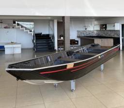 Título do anúncio: Canoa alumínio Amazonas de 5, 5,5 e 6 metros