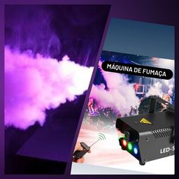 Título do anúncio: Aluguel de som, jogo de Luz, maquina de fumaça, luz negra kit por R$99,99