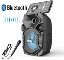 Título do anúncio: 0Caixa de Som Bluetooth Portátil Wireless Usb Fm Sd Aux Entrada Microfone