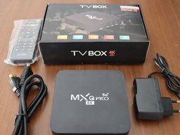 Título do anúncio: Tv box MXQ 5G Pro com 8 gigas de Ram e 128 gigas de armazenamento. Aparelhos novos. 