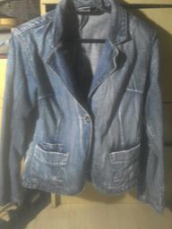 jaqueta jeans lado avesso