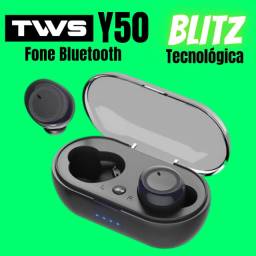 Título do anúncio: Fone De Ouvido Bluetooth Sem Fio Y50 TWS Com Ótima Qualidade De Som e Duração De Bateria