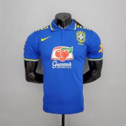 Título do anúncio: Camisa Brasil Polo Azul