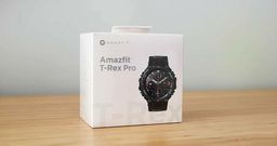 Título do anúncio: Smartwatch Xiaomi Amazfit t-rex Pro com gps - Preto
