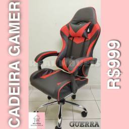 Título do anúncio: Cadeira gamer vermelha cadeira cadeira 999