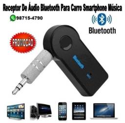 Título do anúncio: Receptor De Áudio Bluetooth Para Carro E Aparelhos Com Conexão P2 Smartphone Música