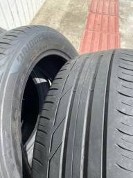 Título do anúncio: Vendo três pneus Bridgestone Turanza T001 run flat Tamanho 225/50 r18