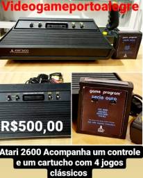 Título do anúncio: Atari 2600 com 1 controle + jogo