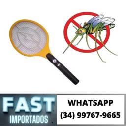 Título do anúncio: Raquete Elétrica Mata Mosquito Pernilongo Bivolt Recarregável