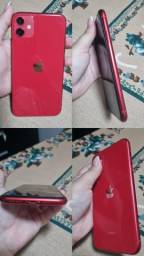 Título do anúncio: iPhone 11 vermelho 