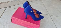 Título do anúncio: Sapato Scarpin Azul (pode ser vendido em kit de diversos, vem olhar a Nossa Loja!)
