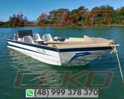 Título do anúncio: Barco Pesca Alumínio Semi Chato MetalGlass 5.3m Motor Yamaha 40Hp