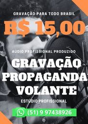 Título do anúncio: Locução para Propaganda Volante Comercial em Promoção, Locutor Online Para Todo Brasil