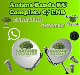 Título do anúncio: Antena Banda KU Completa S/ LNB