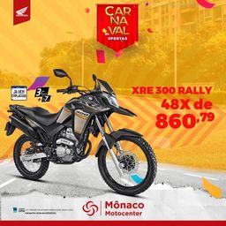 Título do anúncio: xre 300 abs versão Rally 2022 - financiamento banco HOnda