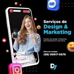 Título do anúncio: Criação de logo, site, designer gráfico e marketing nas redes sociais