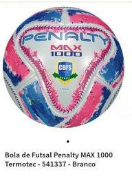 Título do anúncio: Bola de Futsal Penalty Max 1000 TERMOTEC dupla colagem OFICIAL