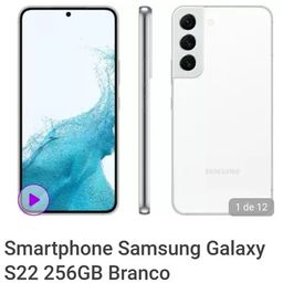 Título do anúncio: Barbada - Lançamento Samsung Galaxy S22 - 256gb - 12gb ram - 5G